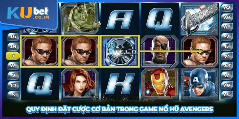 Quy định đặt cược cơ bản trong game nổ hũ Avengers